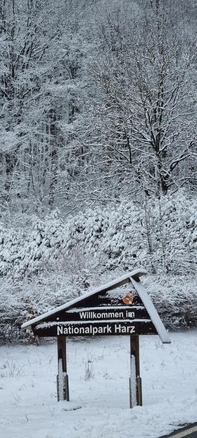 Ferienwohnung Zum Hirschen Herzberg am Harz Exterior foto